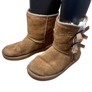 Koolaburra By UGG Victoria Tall Boot Chestnut NO SIZE TAG Women's Size 6/6.5 GUC